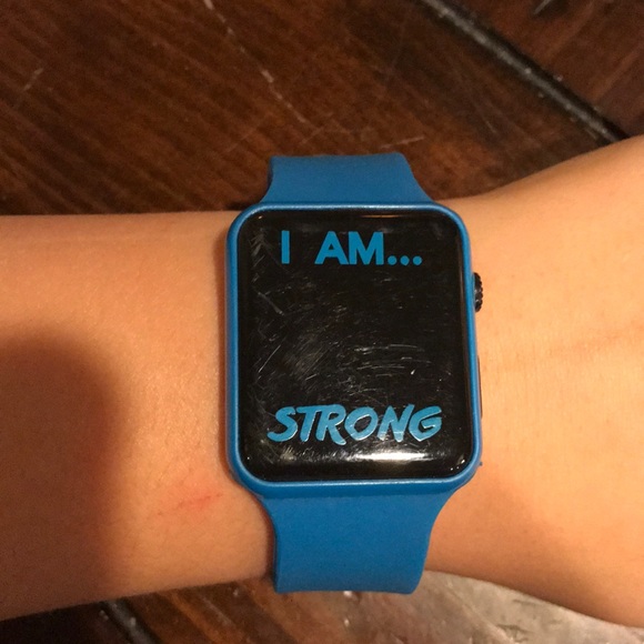 justice ombre led watch instructions